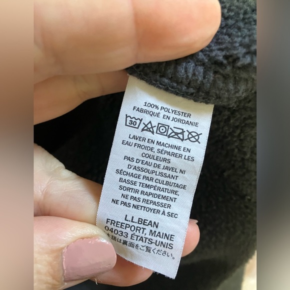 Men's L.L.Bean Sweater Fleece Full-Zip Jacket XL Gray - Picture 6 of 6